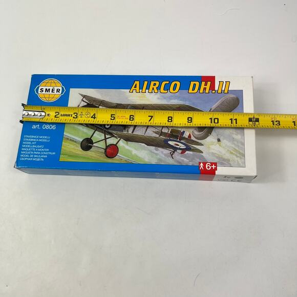 SMER 1:48 AIRCO DH.II WWI British Biplane Model Kit Art. 0806 Complete Vintage - Picture 6 of 9